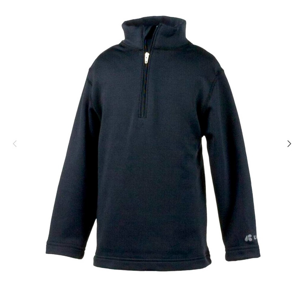 Obermeyer Thermal Top Big Kids Small Black Half quarter Zip Unisex S
